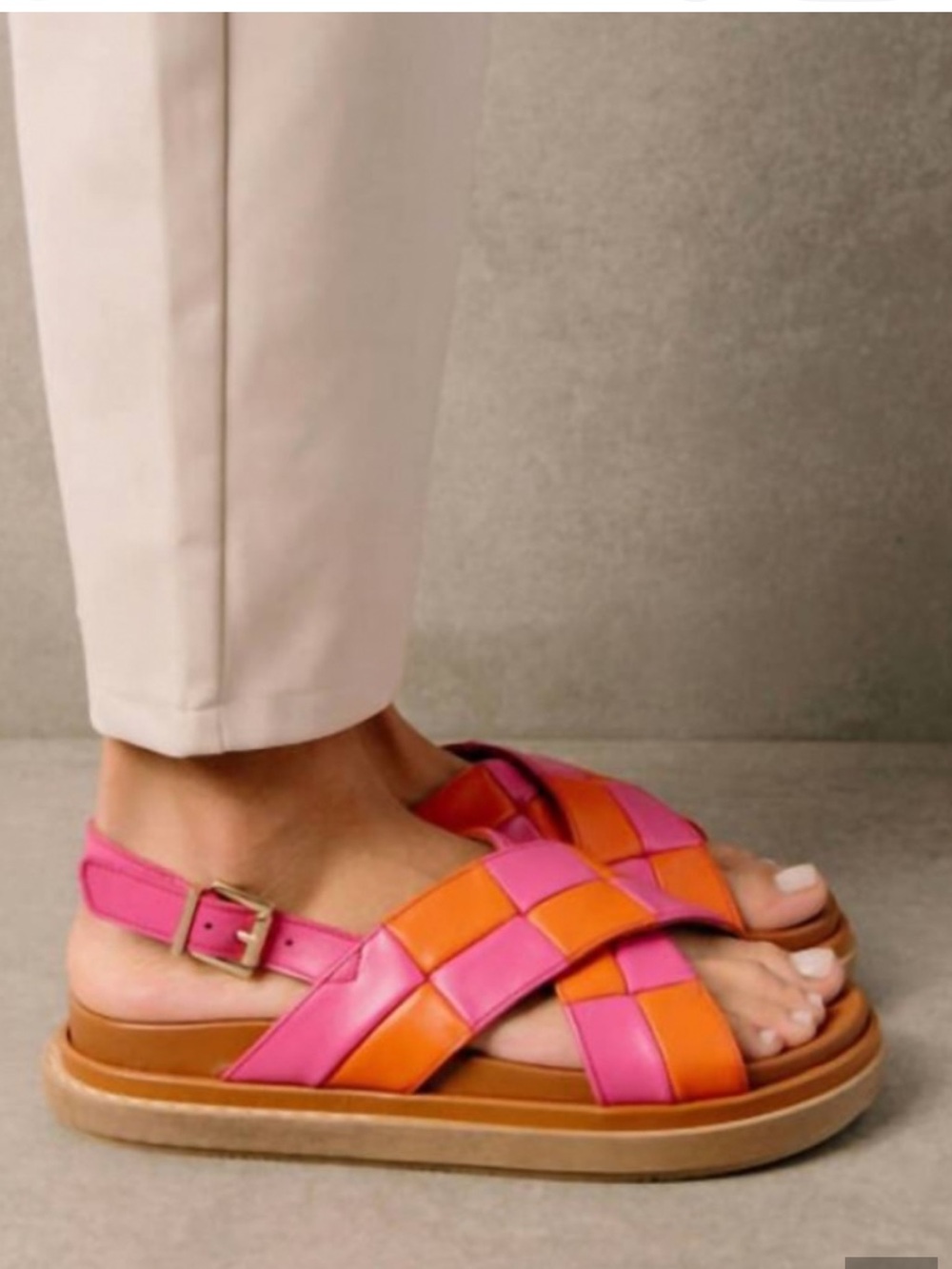 ALOHAS Marshmallow Scacchi Sandal size EU 38 - Picture 4 of 4